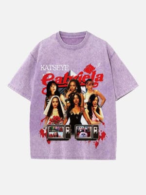 KATSEYE Print Round Neck T-shirt - Image 4