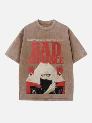 Lady Gaga Print Round Neck Unisex T-shirt - Image 3