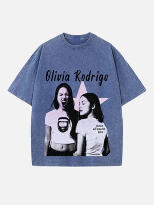 Olivia Rodrigo Print Round Neck Unisex T-shirt - Image 5