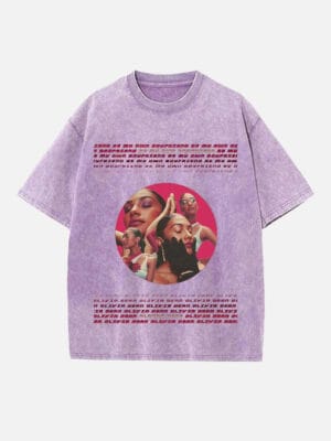 Olivia Dean Print Round Neck Unisex T-shirt - Image 6