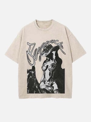 Beyoncé Print Round Neck T-shirt - Image 5