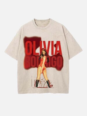Olivia Rodrigo Print Round Neck Unisex T-shirt - Image 5