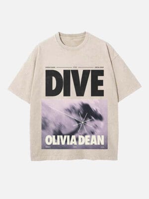 Olivia Dean Print Round Neck Unisex T-shirt - Image 5