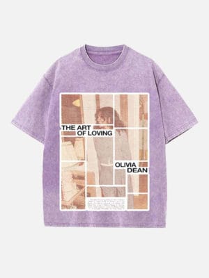Olivia Dean Print Round Neck Unisex T-shirt - Image 5