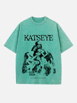 KATSEYE Print Round Neck T-shirt - Image 5