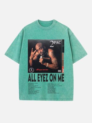 2Pac Print Round Neck Unisex T-shirt - Image 5