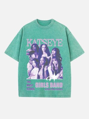 KATSEYE Print Round Neck T-shirt - Image 5