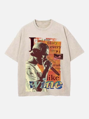 Frank Ocean Print Round Neck T-shirt