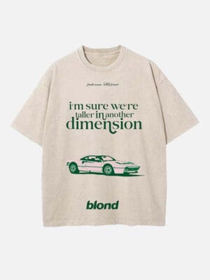 Frank Ocean Print Round Neck T-shirt - Image 5