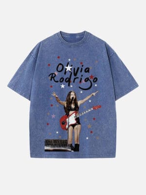 Olivia Rodrigo Print Round Neck Unisex T-shirt - Image 5