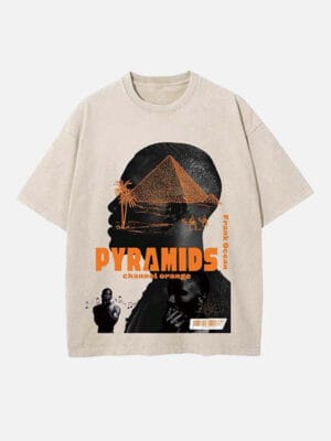 Frank Ocean Print Round Neck T-shirt - Image 5