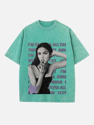 Olivia Rodrigo Print Round Neck Unisex T-shirt - Image 5