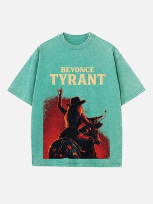 Beyoncé Print Round Neck T-shirt - Image 5