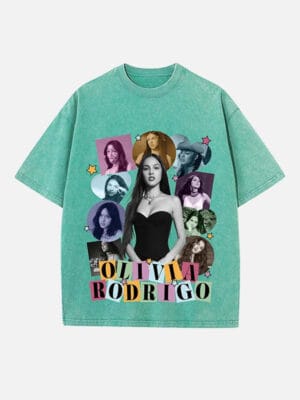 Olivia Rodrigo Print Round Neck Unisex T-shirt - Image 5