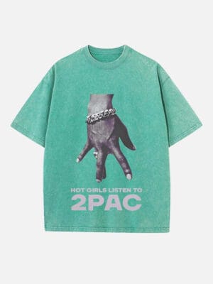 2Pac Print Round Neck Unisex T-shirt - Image 5