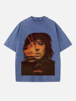 Lady Gaga Print Round Neck Unisex T-shirt - Image 6