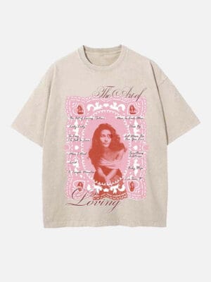 Olivia Dean Print Round Neck Unisex T-shirt