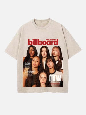 KATSEYE Print Round Neck T-shirt