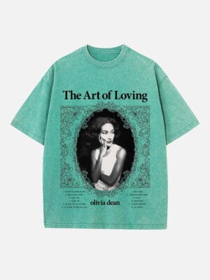Olivia Dean Print Round Neck Unisex T-shirt - Image 6