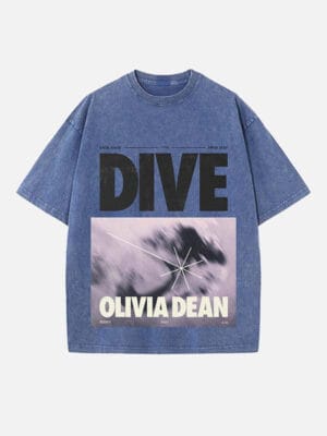 Olivia Dean Print Round Neck Unisex T-shirt - Image 6