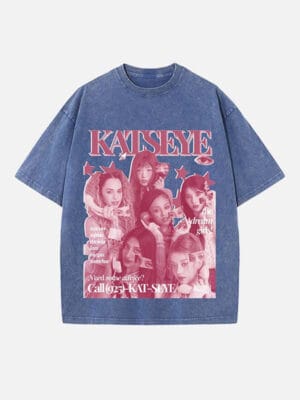 KATSEYE Print Round Neck T-shirt - Image 6