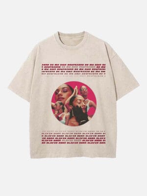 Olivia Dean Print Round Neck Unisex T-shirt