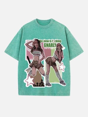 KATSEYE Print Round Neck T-shirt - Image 6