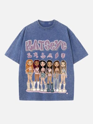 KATSEYE Print Round Neck T-shirt - Image 6