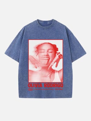 Olivia Rodrigo Print Round Neck Unisex T-shirt - Image 6
