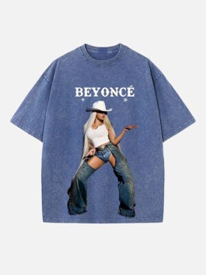 Beyoncé Print Round Neck T-shirt - Image 6