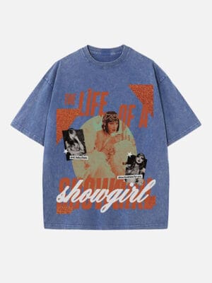 Taylor Swift Print Round Neck T-shirt - Image 7