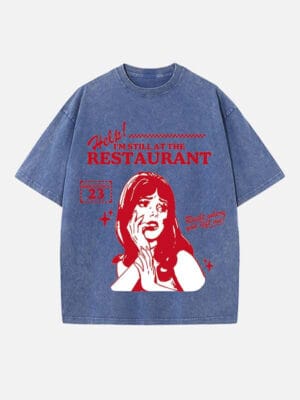 Taylor Swift Print Round Neck T-shirt - Image 6