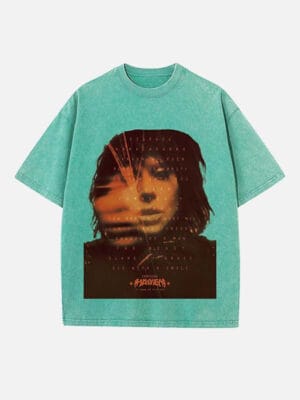 Lady Gaga Print Round Neck Unisex T-shirt - Image 7