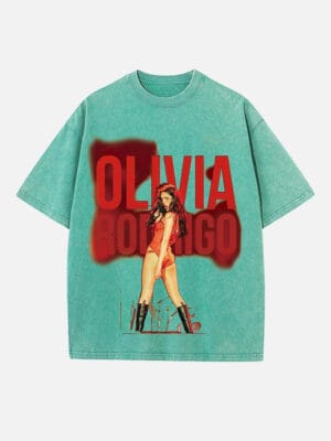 Olivia Rodrigo Print Round Neck Unisex T-shirt - Image 7