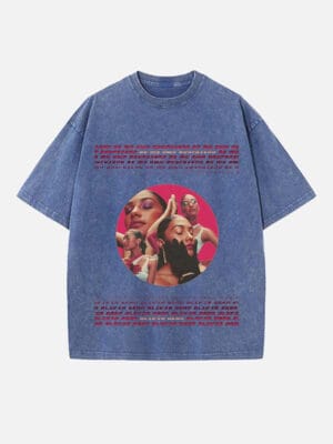 Olivia Dean Print Round Neck Unisex T-shirt - Image 7