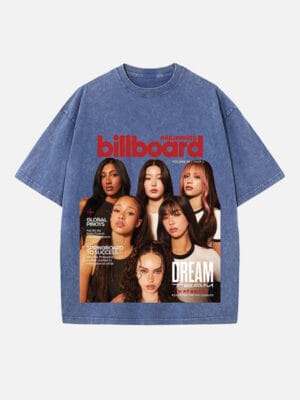 KATSEYE Print Round Neck T-shirt - Image 7