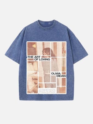 Olivia Dean Print Round Neck Unisex T-shirt - Image 7