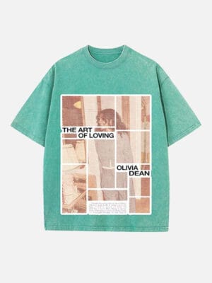 Olivia Dean Print Round Neck Unisex T-shirt - Image 8