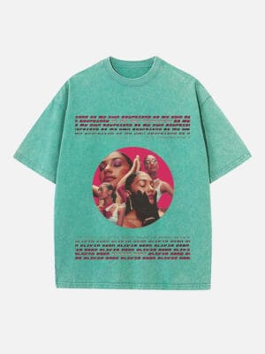 Olivia Dean Print Round Neck Unisex T-shirt - Image 8