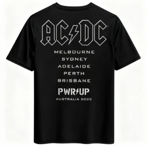 AC/DC Angus Electric PWR UP Tour Unisex T-Shirt - Image 2
