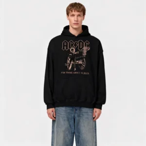 AC/DC For Those About To Rock Unisex Hoodie - Image 2