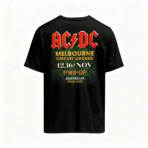 AC/DC Melbourne PWR UP Tour Unisex T-shirt - Image 3