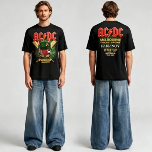 AC/DC Melbourne PWR UP Tour Unisex T-shirt - Image 4