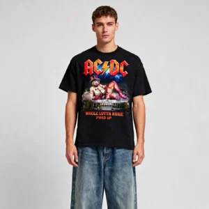 AC/DC Whole Lotta Rosie LA PWR UP Tour Unisex T-shirt - Image 2