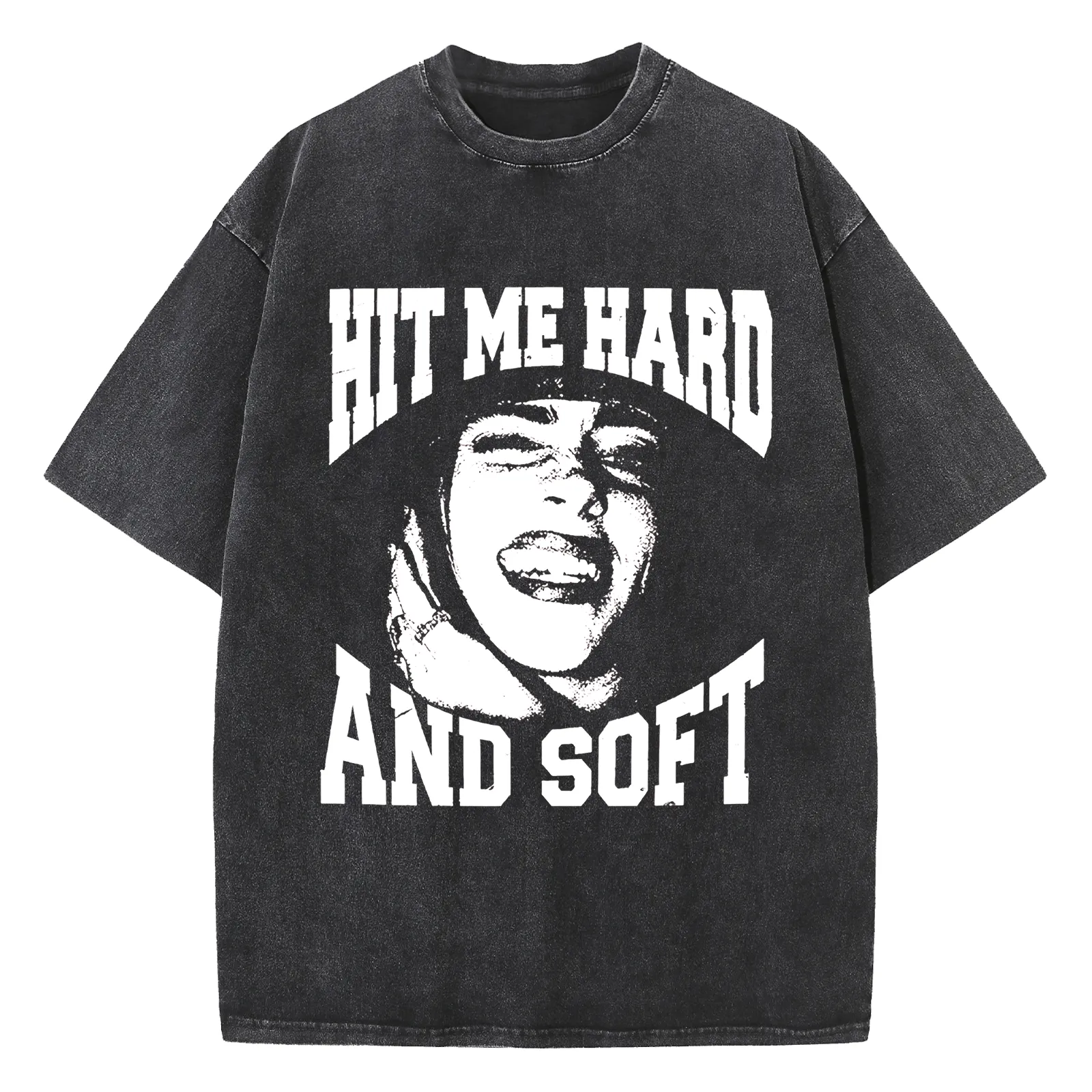 Billie Eilish Hit Me Hard and Soft Cotton Unisex T-shirt (2) Billie Eilish Hit Me Hard and Soft Unisex Washable T-Shirt - Image 1