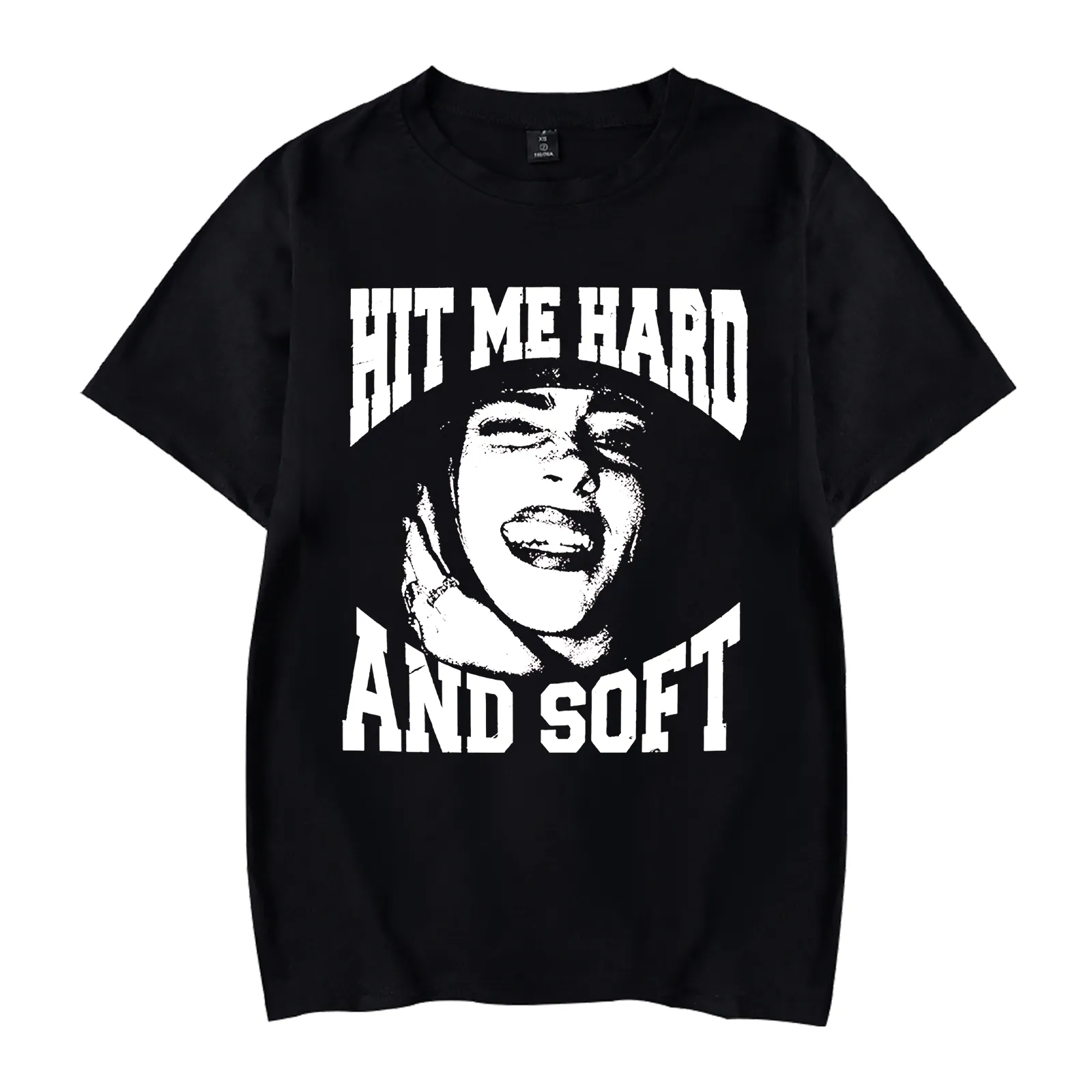 Billie Eilish Hit Me Hard and Soft Cotton Unisex T-shirt Billie Eilish Hit Me Hard and Soft Cotton Unisex T-shirt - Image 1