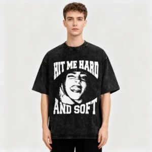 Billie Eilish Hit Me Hard and Soft Unisex Washable T-Shirt - Image 2