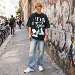 Frank Ocean Print Round Neck T-shirt - Image 2