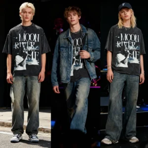 Frank Ocean Print Round Neck T-shirt - Image 3