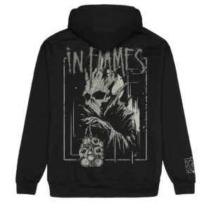 In Flames In Chains T-Shirts Frozen Jester Skull T-Shirt Rotten Time Hoodie - Image 4